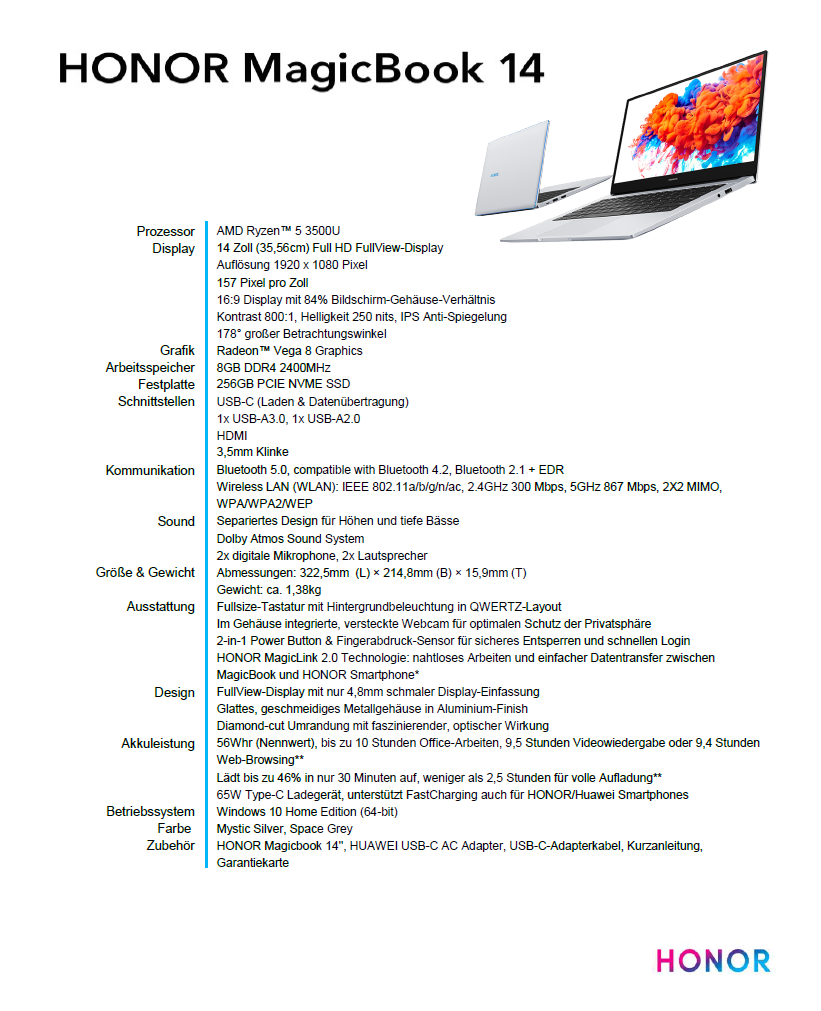 TECHNISCHE-DATEN-von-HONOR-MagicBook-14