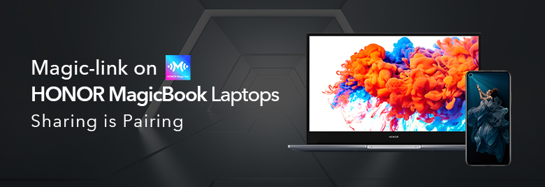 Magic-Book-Magic-Link-auf-MagicBook-Laptops-Sharing-is-Pairing