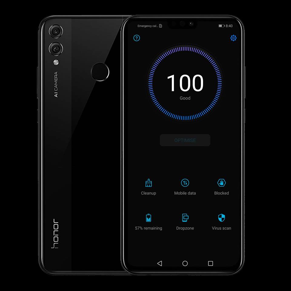 Tema-oscuroazul-del-Honor-8X-para-EMUI-5882-Tema-por-defecto-pero