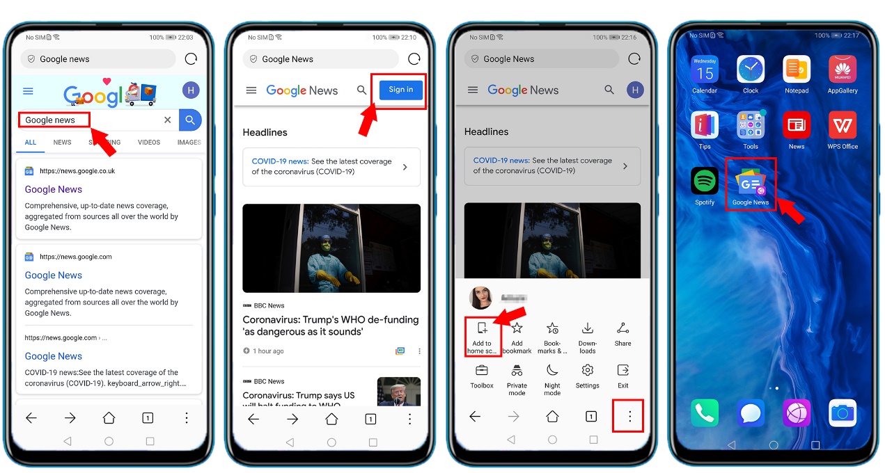 Guía-de-Apps-Cómo-usar-Google-News-en-HONOR-9X-PRO