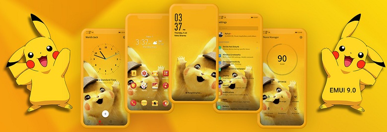 Nuevo-tema-Tema-Pikachu-para-EMUI-9-y-Magic-UI-Descargar-ahora
