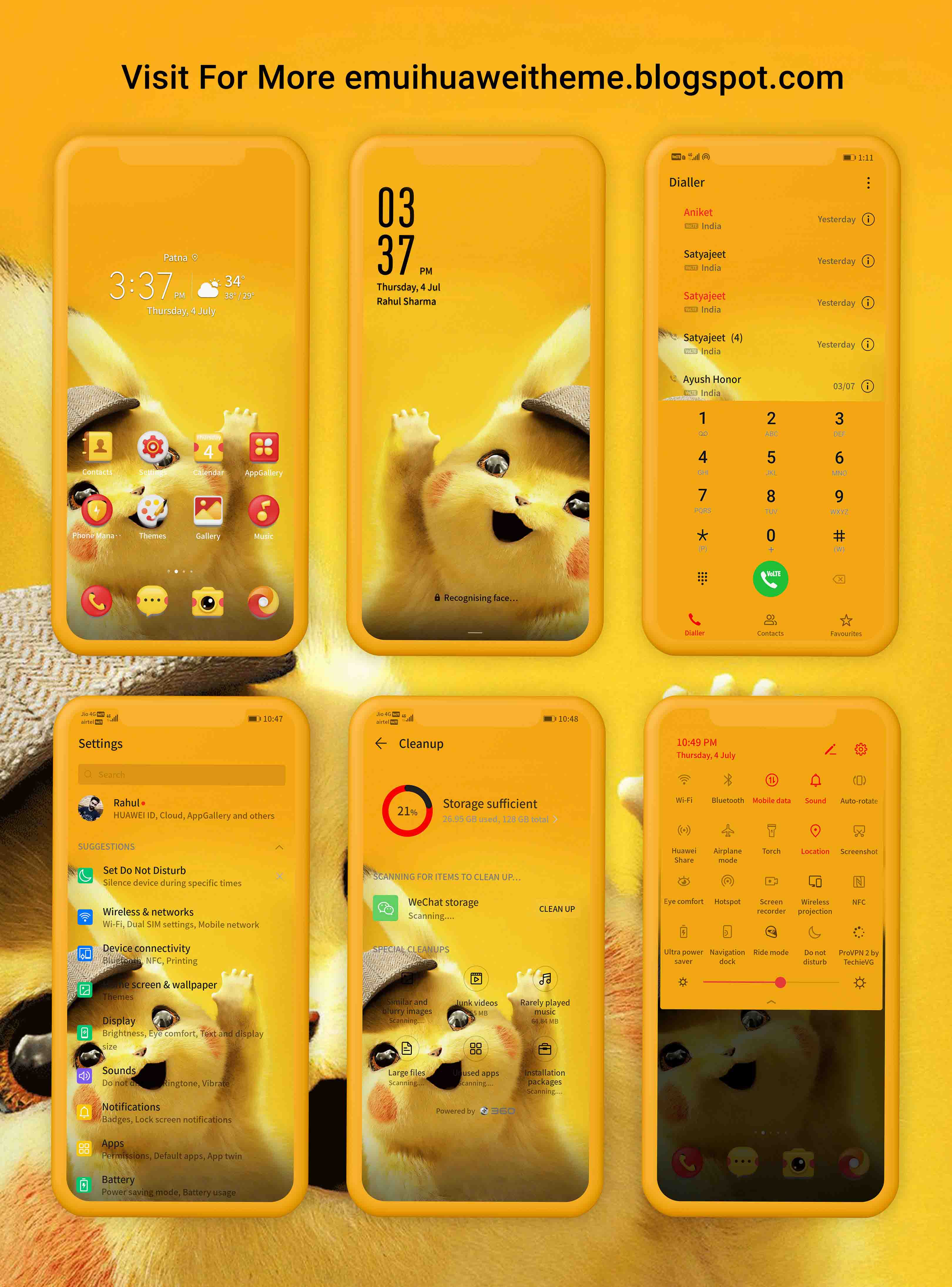 Nuevo-tema-Tema-Pikachu-para-EMUI-9-y-Magic-UI-Descargar-ahora