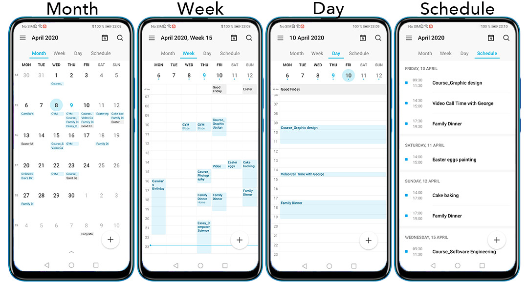 Guía-de-la-aplicación-Cómo-usar-Google-Calendario-en-HONOR-9X-PRO