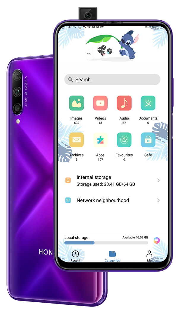 Temas-Stitch-Tema-lo-mejor-para-Honor-9x-Pro---EMUI910