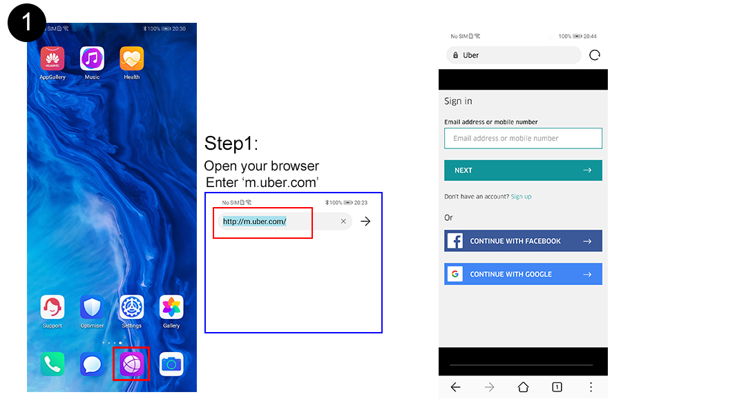 Cómo-usar-Uber-en-HONOR-9A