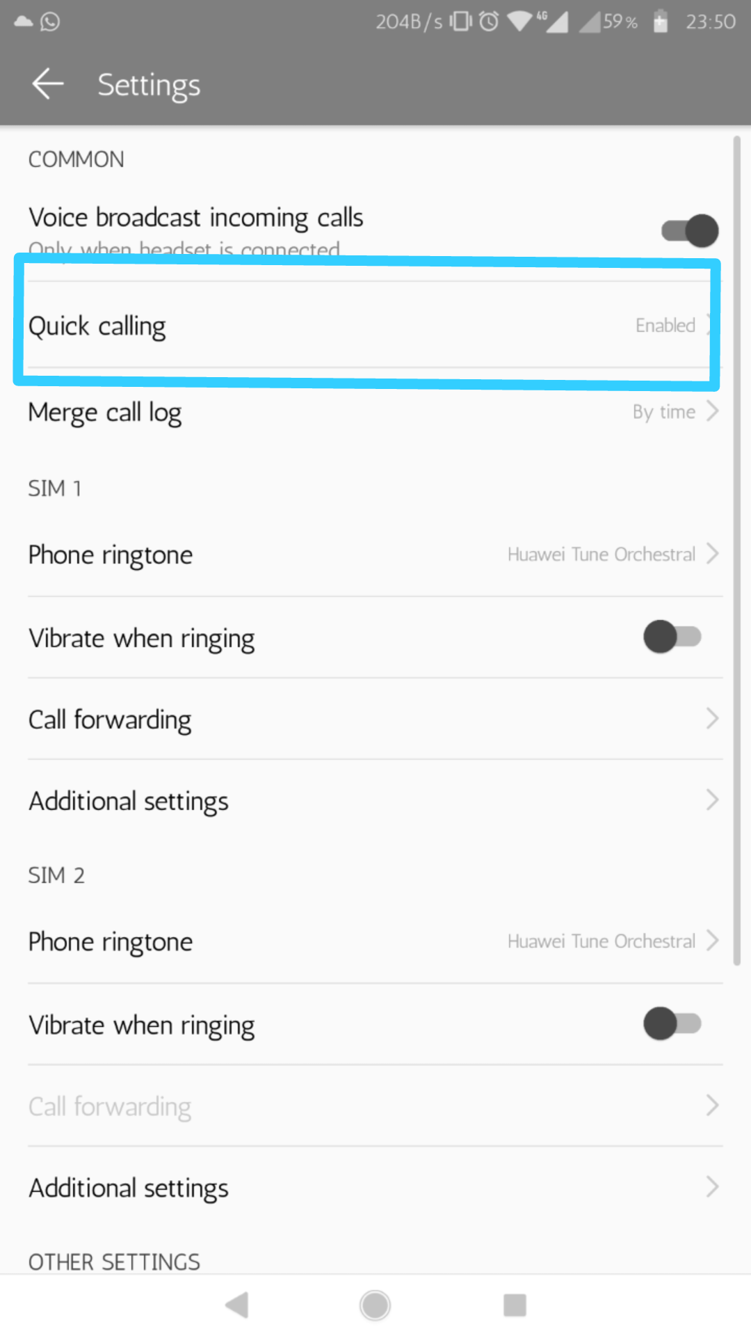 Gesto-de-llamada-rápida-en-un-teléfono-Honor
