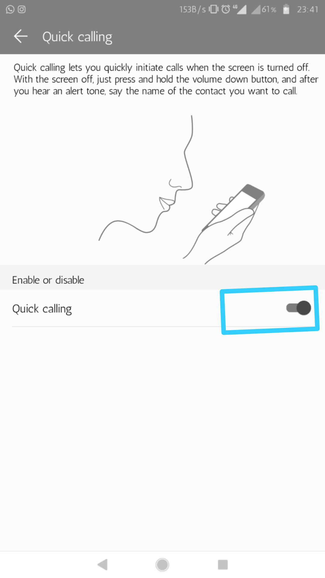 Gesto-de-llamada-rápida-en-un-teléfono-Honor