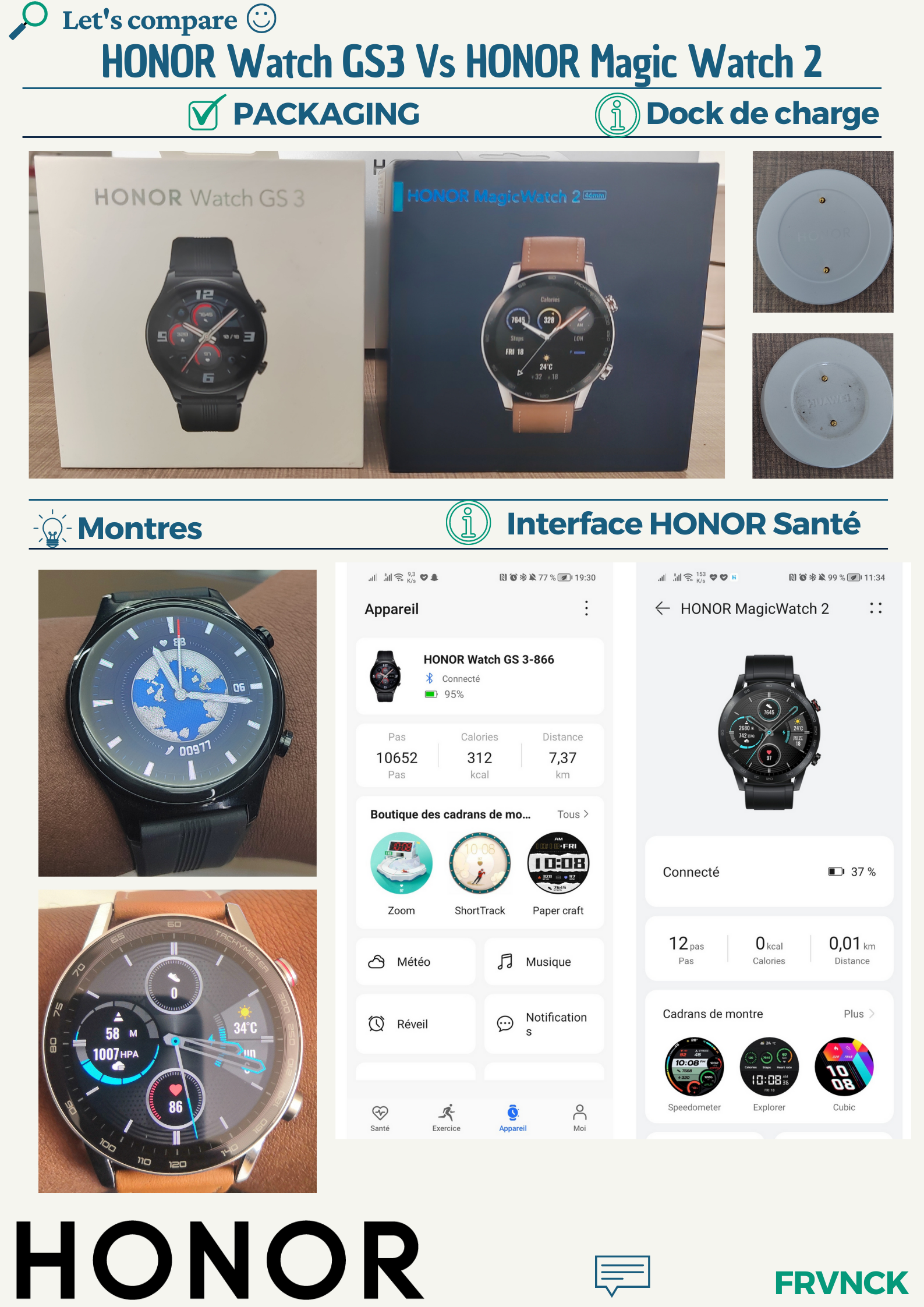 Nouvelle shop montre honor