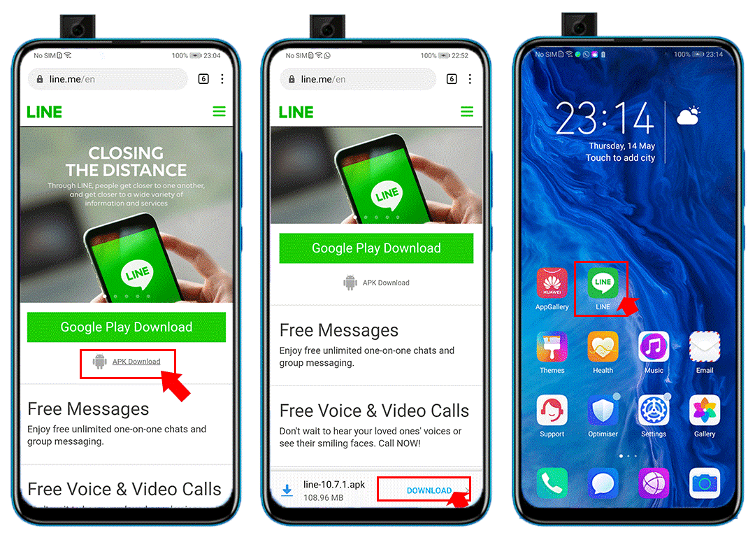 Guide-dAPP-3-étapes-pour-obtenir-Line-APP-sur-HONOR-9X-PRO