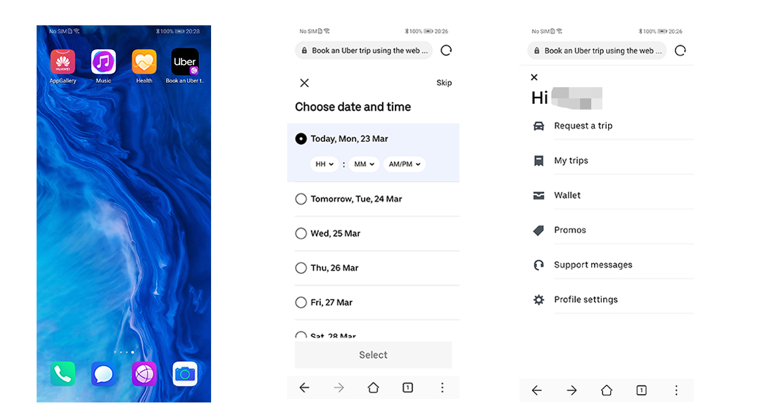 Guide-dapplication-Comment-utiliser-Uber-sur-le-HONOR-9A