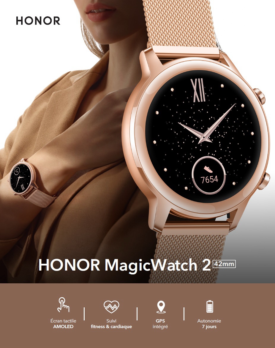 Honor présente sa nouvelle montre connectée, la Honor MagicWatch 2