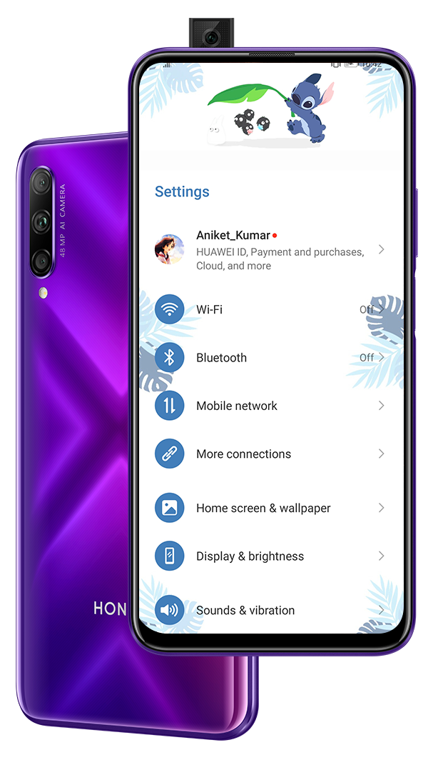 Thème-Stitch-Theme-idéal-pour-le-Honor-9x-Pro-EMUI-910