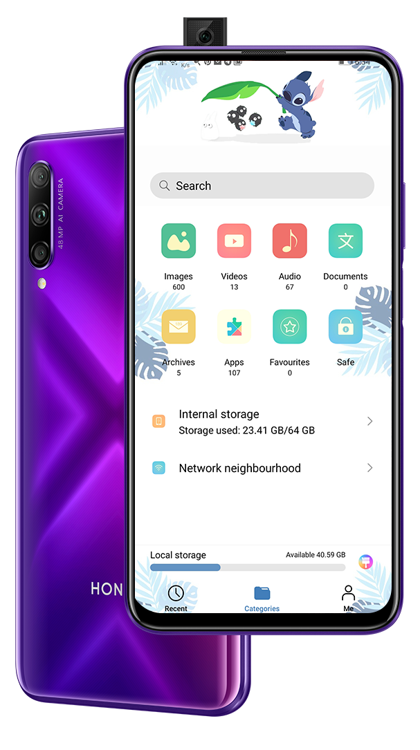 Thème-Stitch-Theme-idéal-pour-le-Honor-9x-Pro-EMUI-910