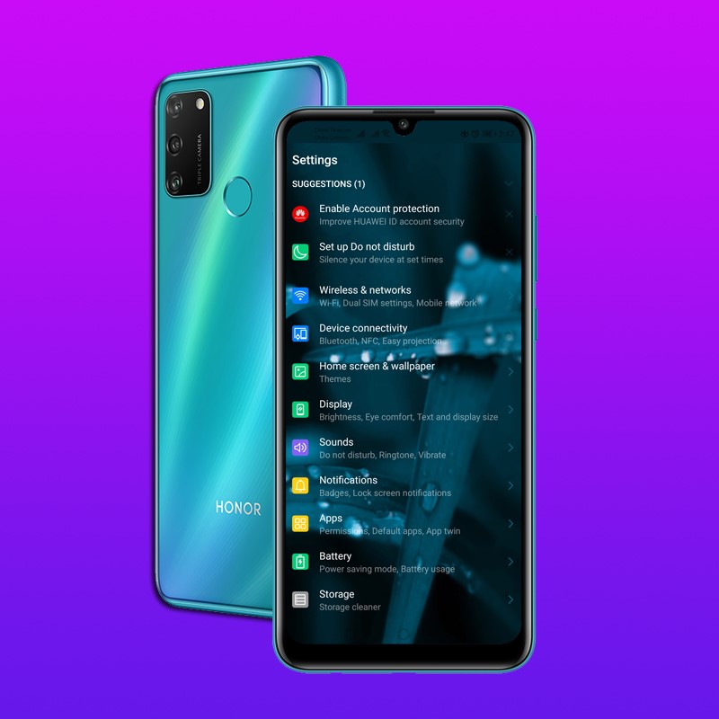 Thème-Thème-Forêt-sombre-pour-HONOR-9A-et-dautres-modèles