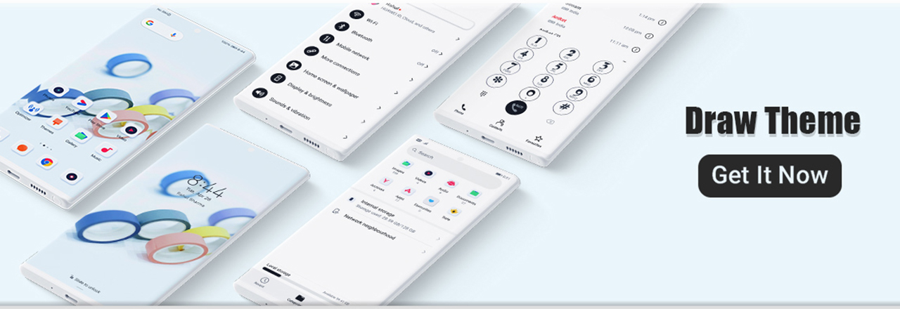 Thème-original-Draw-Thème-pour-EMUI-109-et-utilisateurs-de-Magic-Ui