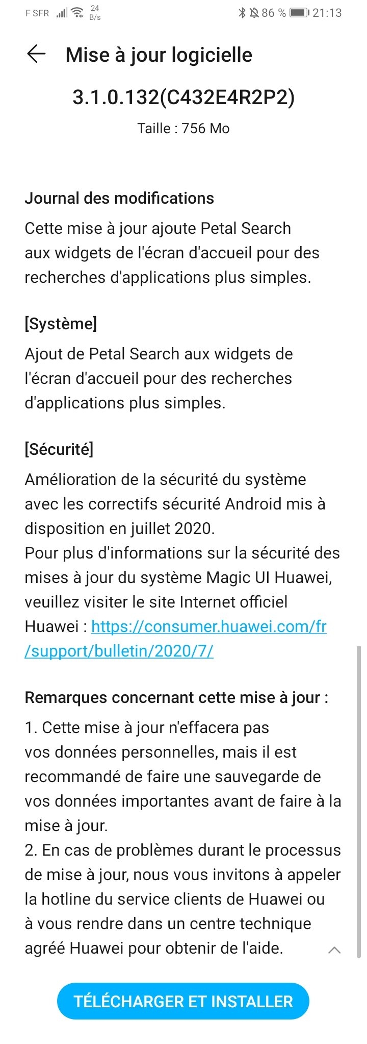 Nouvelle-mise-à-jour-Honor-9A