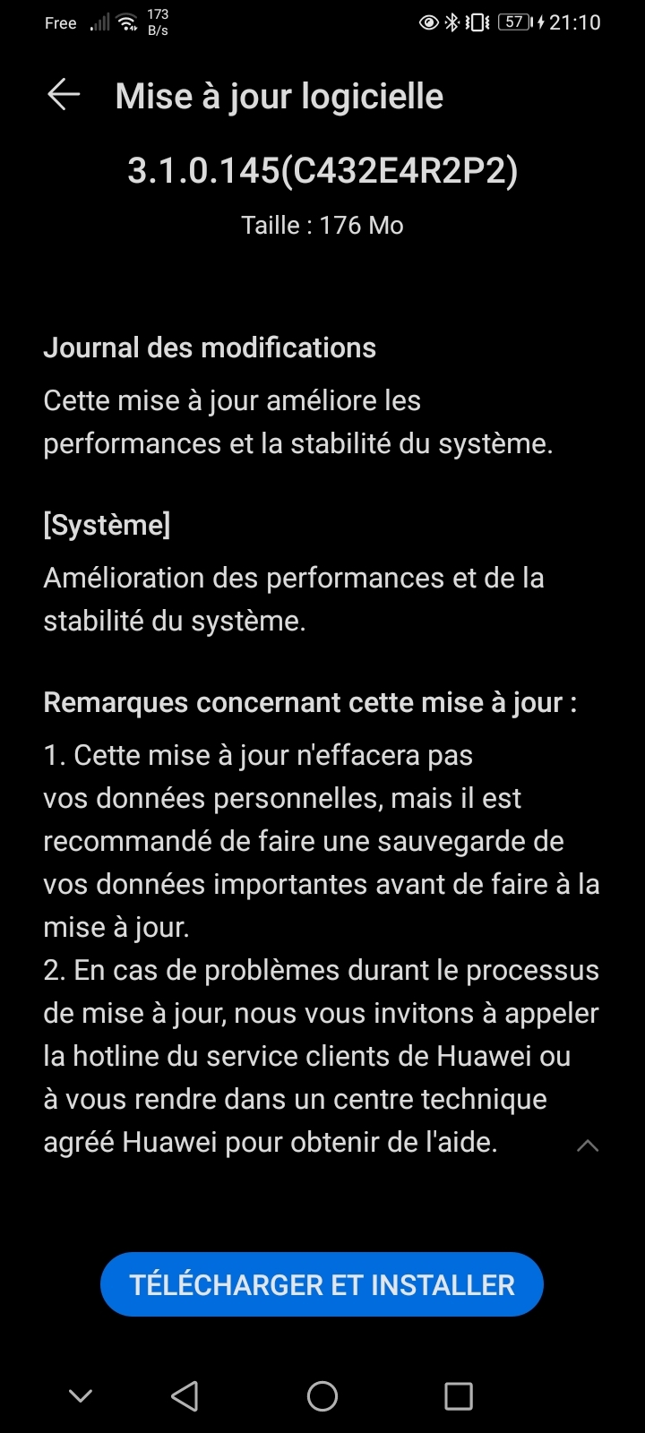 pBonsoirnbspppbrppUne-mise-à-jour-est-disponible-pour-le-Honor
