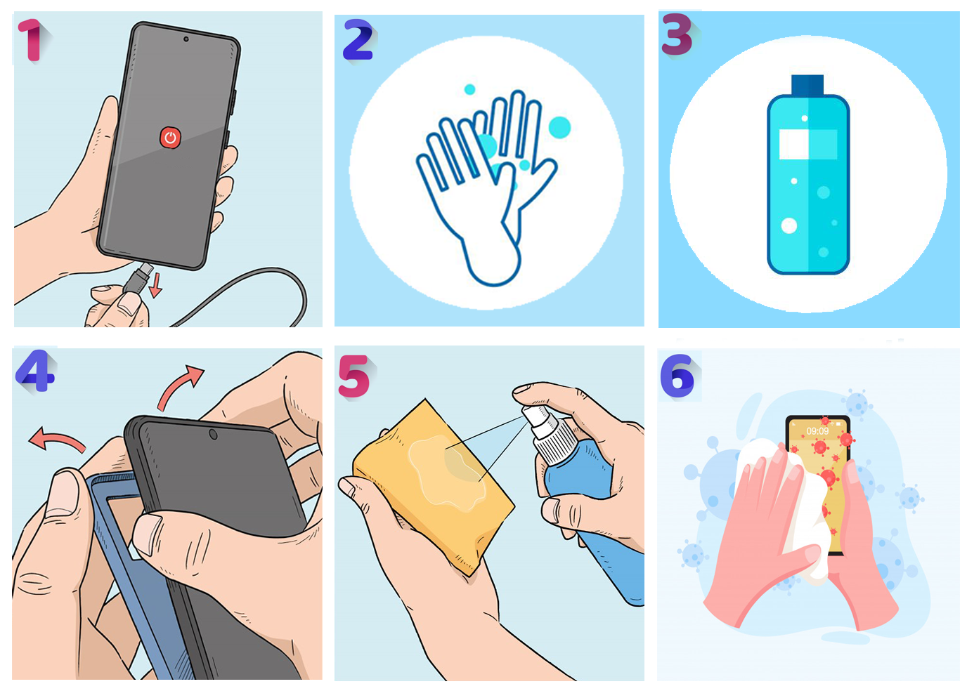Contre le virus, Comment nettoyer son téléphone portable ? – Yakao