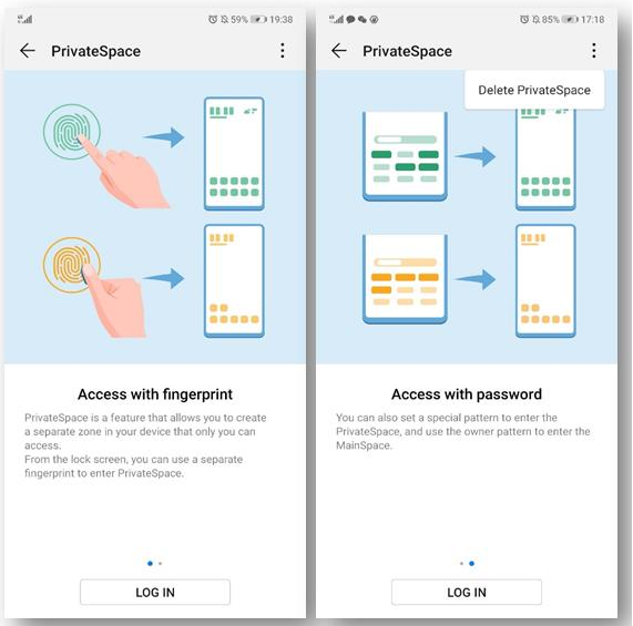 Tutorial-How-to-use-PrivateSpace