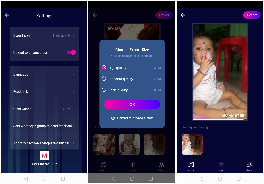 [App MV Master Video Status Maker Huawei HONOR