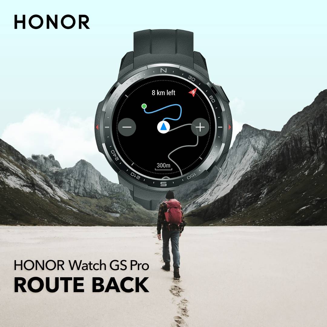 honor watch gs pro navigation