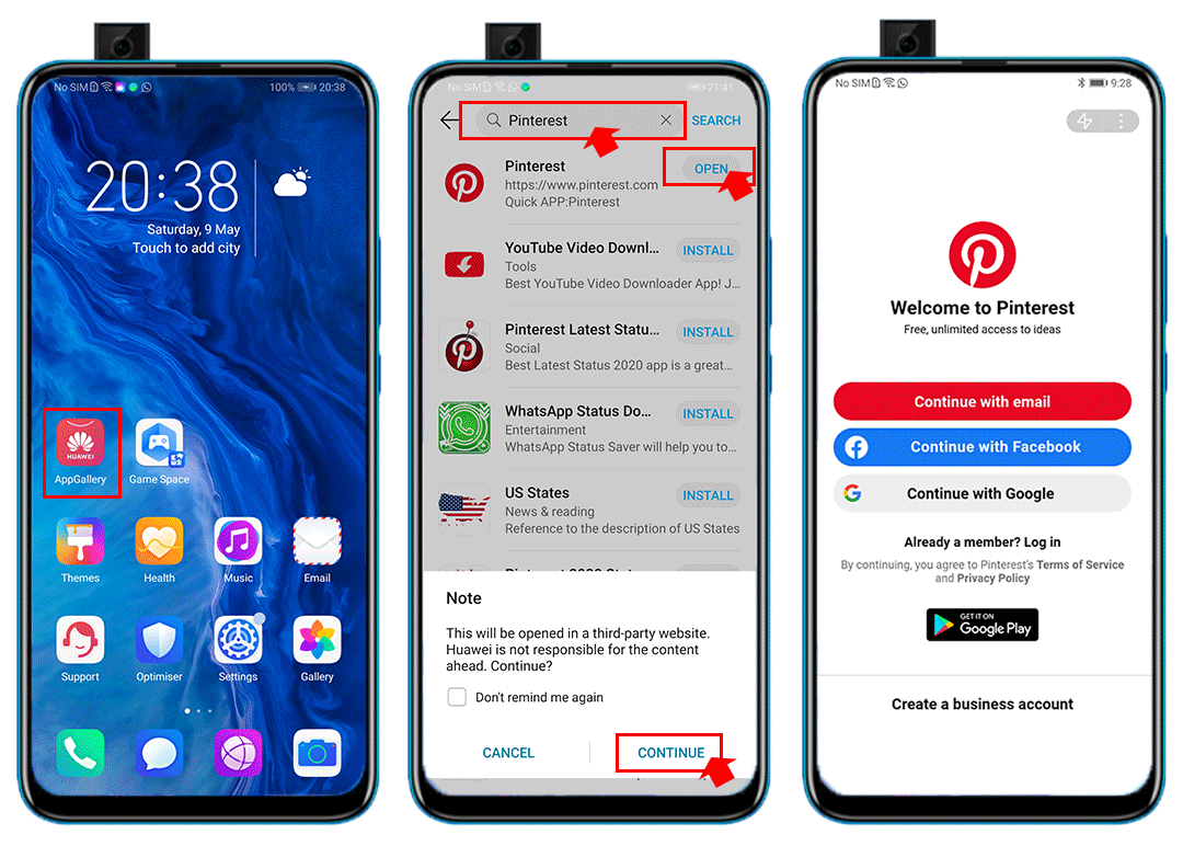 App-Guide-How-to-Get-Pinterest-on-HONOR-9X-PRO