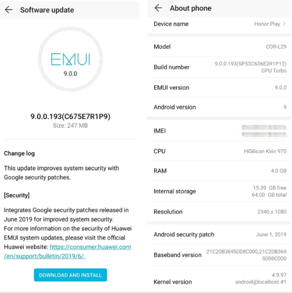 Update-Announcement-Honor-Play-Got-New-Update-with-June-Security-Patch