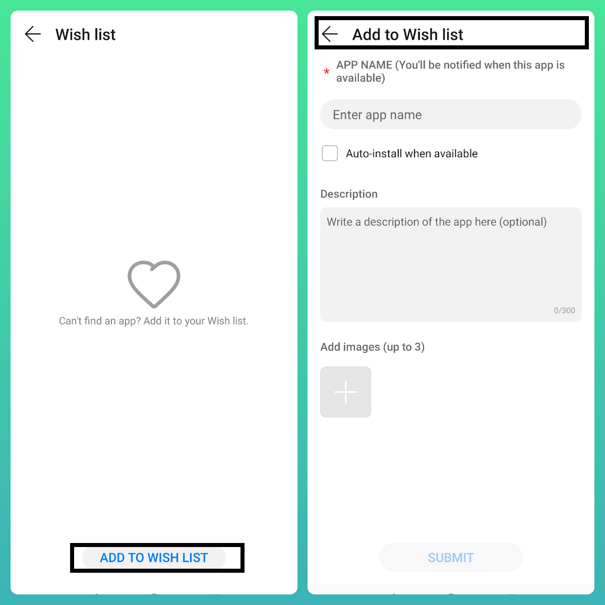 AppGallery-How-Wish-list-works-in-HUAWEI-AppGallery