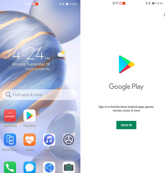 How to Download and Install Google Play Store on Huawei Honor Play3 For  Huawei EMUI 9.1.1 💯 Work 