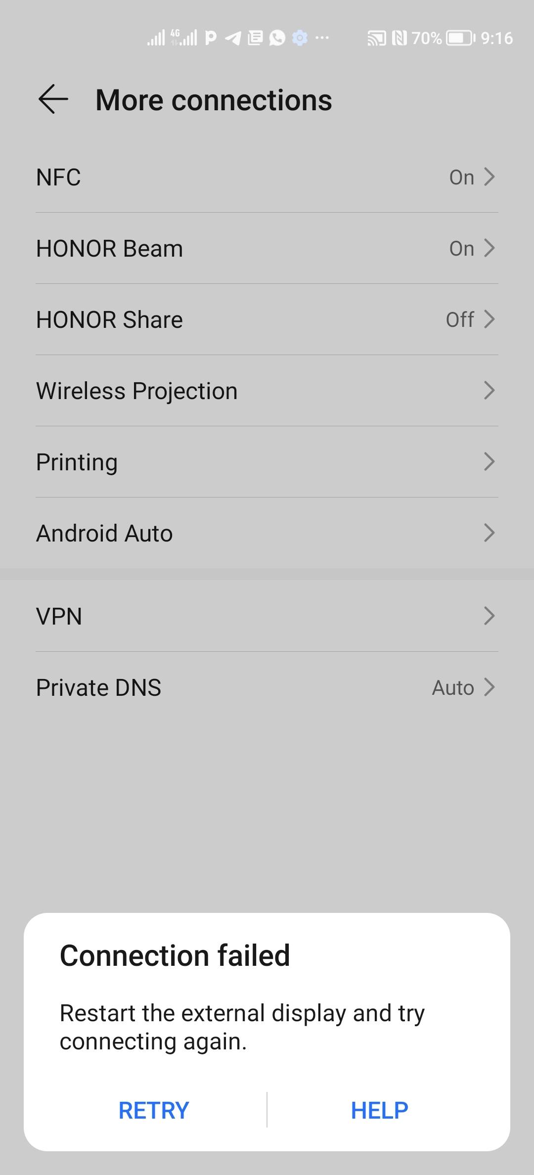 Wireless display, wireless projection, screen mirror HONOR CLUB (UK)